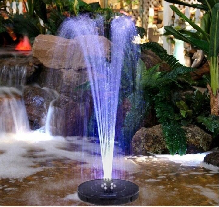 Saulės energija įkraunamas plaukiojantis fontanas su siurbliu JohnGreen SDH213 цена и информация | Fontanų siurbliai | pigu.lt
