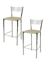 Kėdė Elegance, 2 vnt, rudos kaina ir informacija | Virtuvės ir valgomojo kėdės | pigu.lt
