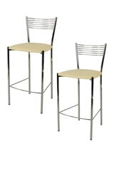 Kėdė Elegance, 2 vnt, pilkos kaina ir informacija | Virtuvės ir valgomojo kėdės | pigu.lt