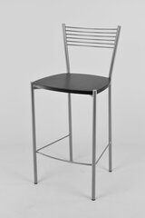 Tommychairs- 2 табурета ELEGANCE из хромированной стали, сиденье из соломенно-как шоколадного цвета цена и информация | Стулья для кухни и столовой | pigu.lt