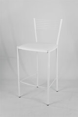 Tommychairs - Набор из 2 табурета ELENA из белой стали c соломенным сиденьем белого цвета  цена и информация | Стулья для кухни и столовой | pigu.lt