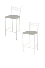Kėdė Elegance, 2 vnt, pilkos kaina ir informacija | Virtuvės ir valgomojo kėdės | pigu.lt