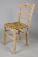 Tommychairs - набор из 2 стульев SAVOY из бука светло-орехового цвета и сиденье из соломы  цена и информация | Стулья для кухни и столовой | pigu.lt