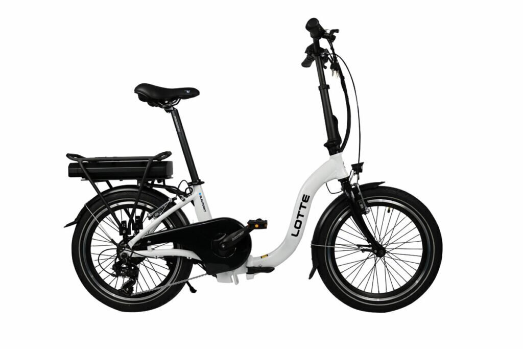 Sulankstomas elektrinis dviratis Blaupunkt Lotte 20", baltas kaina ir informacija | Elektriniai dviračiai | pigu.lt