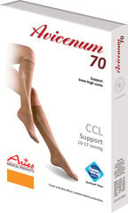 Profilaktinės medicininės kompresinės kojinės Avicenum 70, smėlio spalvos kaina ir informacija | Moteriškos kojinės | pigu.lt