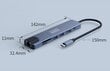 KUBAS 8in1 USB-C DisplayPort 8K 4K 144Hz RJ45 SD Zenwire kaina ir informacija | Adapteriai, USB šakotuvai | pigu.lt