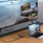 KUBAS 8in1 USB-C DisplayPort 8K 4K 144Hz RJ45 SD Zenwire kaina ir informacija | Adapteriai, USB šakotuvai | pigu.lt