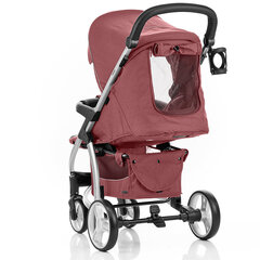 Carrello Vista CRL-8505 sportinis/vaikščiojimo vežimėlis 6m + Ruby Red kaina ir informacija | Vežimėliai | pigu.lt