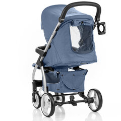 Carrello Vista CRL-8505 sportinis/vaikščiojimo vežimėlis 6m + Denim Blue kaina ir informacija | Vežimėliai | pigu.lt