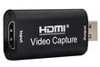 VIDEO GRABBER HDMI USB įrašymo kortelė, skirta kompiuteriui kaina ir informacija | TV imtuvai, FM, video plokštės | pigu.lt