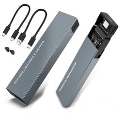 Zenwire enclosure M.2 USB-C M2 Gen2 kaina ir informacija | Adapteriai, USB šakotuvai | pigu.lt