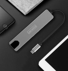 USB-C HDMI RJ45 Ethernet SD šakotuvas 9in1, skirtas Macbook Air Pro M1 Zenwire kaina ir informacija | Zenwire Kompiuterinė technika | pigu.lt