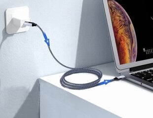 KABELIS "Thunderbolt 3" USB-C 4K 60HZ 10GB 100W AV 2M kaina ir informacija | Zenwire Kompiuterinė technika | pigu.lt