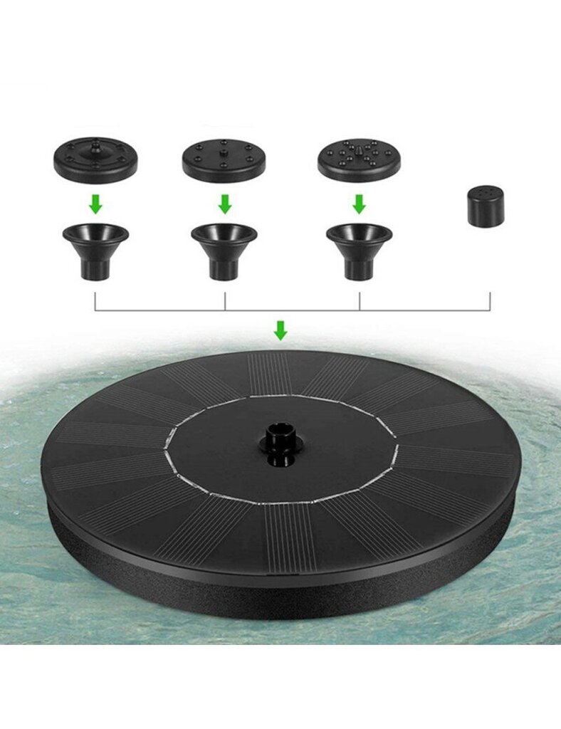 Sodo plaukiojantis fontanas su filtru цена и информация | Sodo dekoracijos | pigu.lt