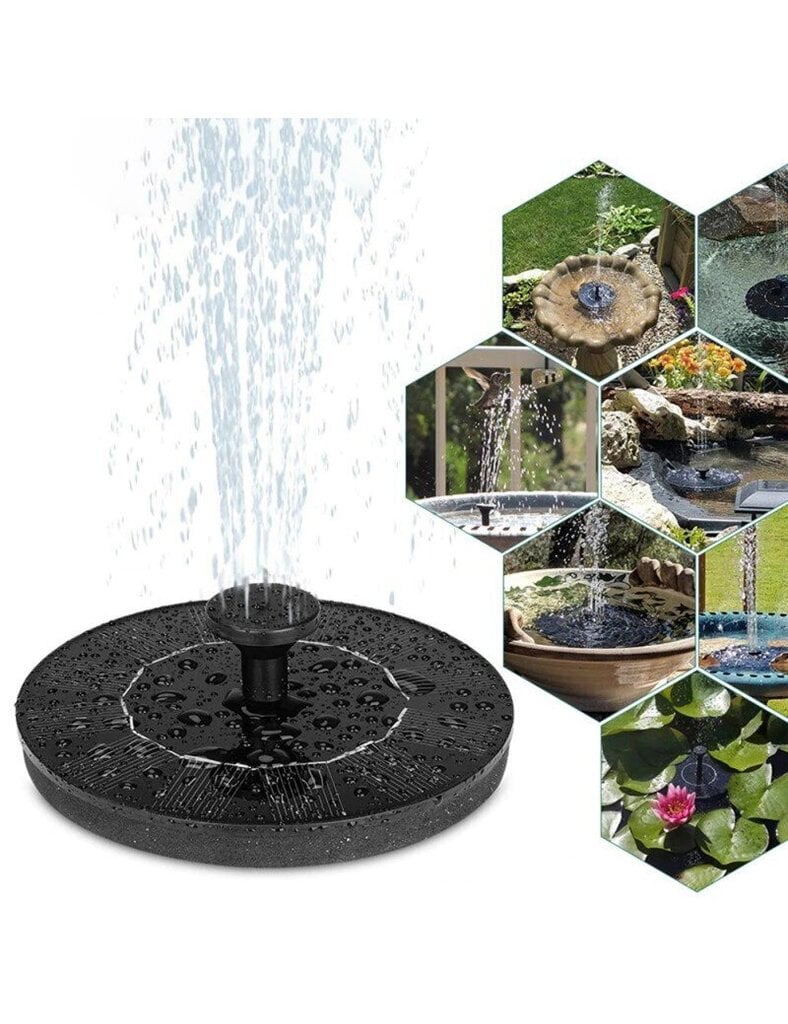 Sodo plaukiojantis fontanas su filtru цена и информация | Sodo dekoracijos | pigu.lt