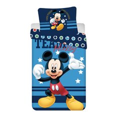 Комплект постельного белья Mickey Team, 140x200 см, 2 части цена и информация | Детское постельное бельё | pigu.lt