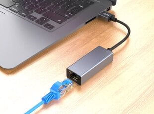 USB 3.0 Fast Ethernet ADAPTER RJ45 LAN A Zenwire kaina ir informacija | Zenwire Kompiuterinė technika | pigu.lt