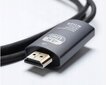 USB-C 3.1 C tipo adapterio prie HDMI 4K MHL kabelis 200 cm kaina ir informacija | Adapteriai, USB šakotuvai | pigu.lt