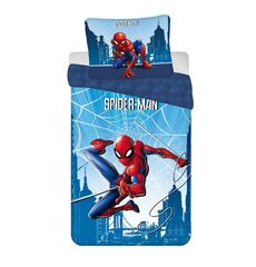 Комплект постельных принадлежностей Spiderman, 140x200 см, 2 части цена и информация | Детское постельное бельё | pigu.lt