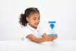 Didelis smėlio laikrodis, 5 min (mėlynas) kaina ir informacija | Lavinamieji žaislai | pigu.lt