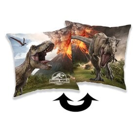 Vaikiška dekoratyvinė pagalvėlė Jurassic WorldVolcano kaina ir informacija | Dekoratyvinės pagalvėlės ir užvalkalai | pigu.lt