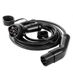Зарядный кабель для электромобилей Type 2 - Type 2, 32A, 7,2кВт, 1-фазный, 5 м цена и информация | Duosida Автотовары | pigu.lt