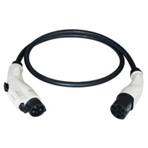 Elektromobilio įkrovimo kabelis Duosida, Type 1 (Female) - Type 2 (Male), 32A, 7.2kW, 1-fazė, 5m kaina ir informacija | Elektromobilių įkrovimo stotelės | pigu.lt
