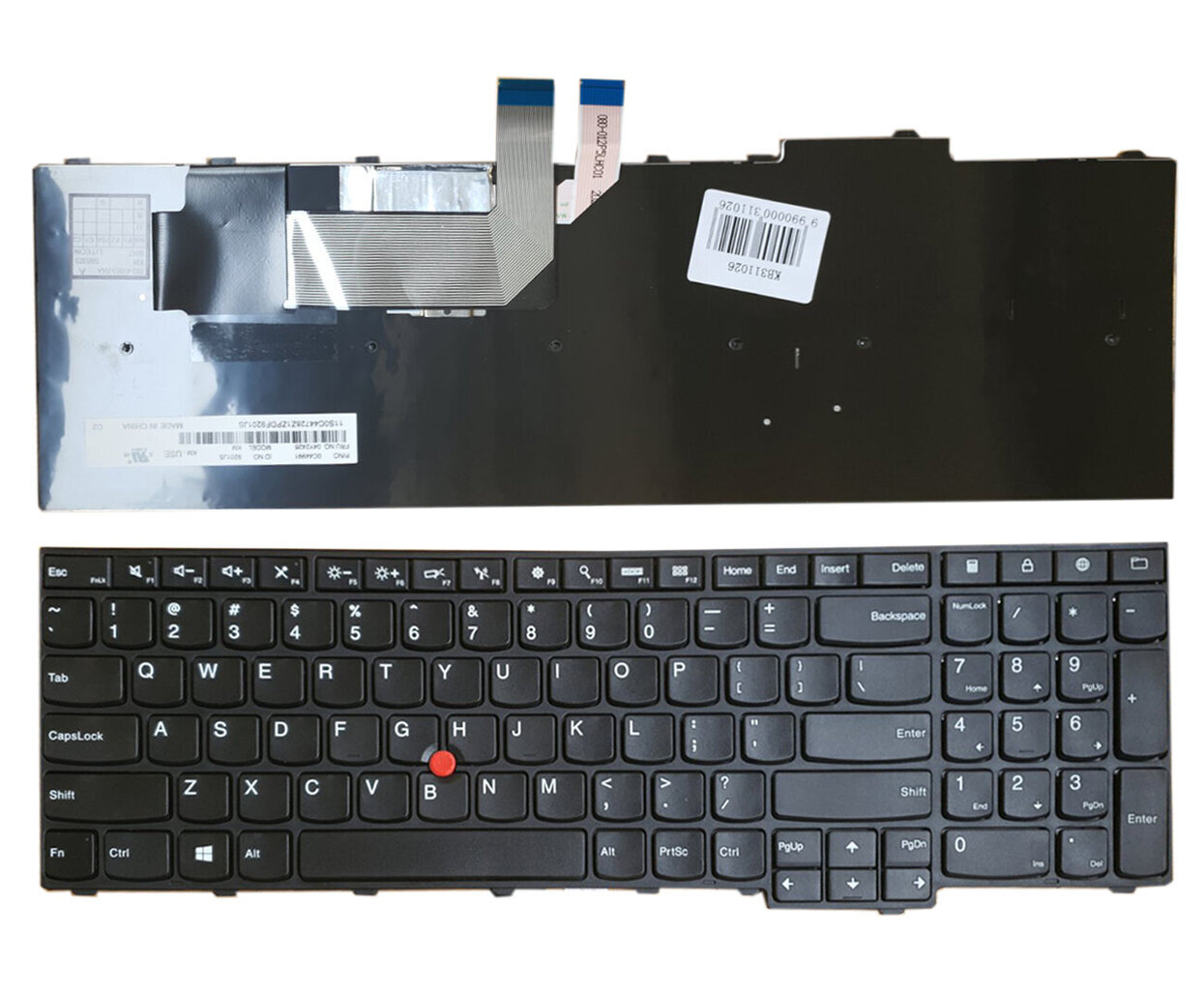 Lenovo ThinkPad: T540, T540P, W540, E531, E540, L540, KM-105U kaina ir informacija | Komponentų priedai | pigu.lt