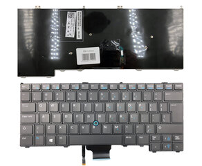 Клавиатура Dell: Latitude E7240, E7440, D4HRW UK цена и информация | Аксессуары для компонентов | pigu.lt