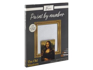 Tapybos pagal skaičius rinkinys Grafix Mona Lisa, 40x50 cm kaina ir informacija | Tapyba pagal skaičius | pigu.lt