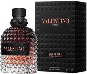 Tualetinis vanduo Valentino Uomo Born In Roma Coral Fantasy EDT vyrams, 50 ml kaina ir informacija | Valentino Kvepalai, kosmetika | pigu.lt