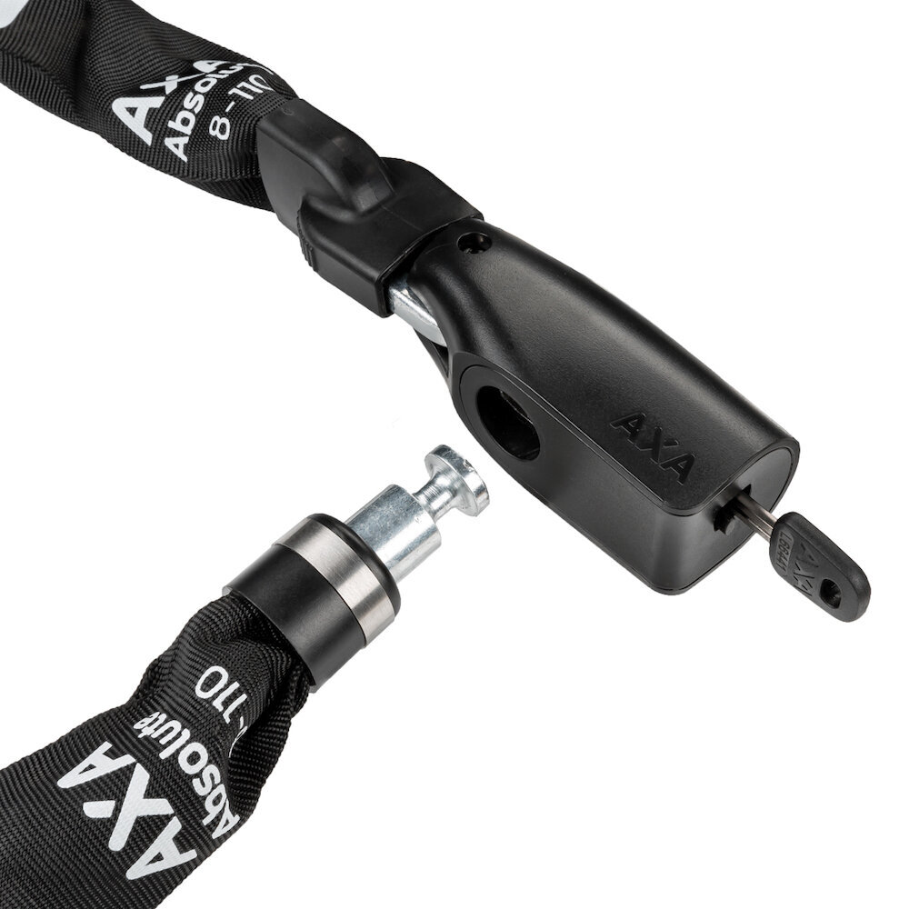 Dviračio spyna AXA Absolute 8-110, juoda kaina ir informacija | Užraktai dviračiams | pigu.lt