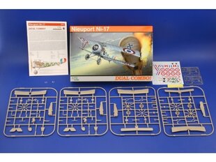 Plastikinis surenkamas modelis Eduard WW I Nieuport Ni-17 Dual Combo! [two kits], 1/72, 7071 kaina ir informacija | Konstruktoriai ir kaladėlės | pigu.lt