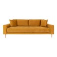 Trivietė sofa Lido, geltona