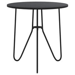 Arbatos staliukas vidaXL, 48 cm, juodas kaina ir informacija | Kavos staliukai | pigu.lt