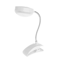 Белая светодиодная настольная лампа с индукционным зарядным устройством цена и информация | Настольные светильники | pigu.lt
