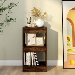 Spintelė knygoms/kambario pertvara, 40x30x72 cm, ruda kaina ir informacija | Lentynos | pigu.lt