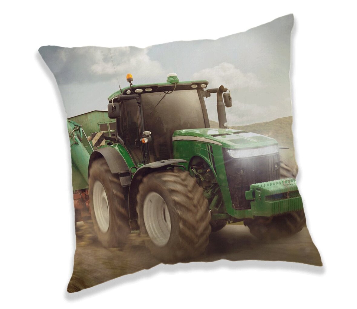 Vaikiška dekoratyvinė pagalvėlė Tractor цена и информация | Dekoratyvinės pagalvėlės ir užvalkalai | pigu.lt