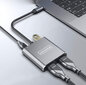 USB-C 4W1 adapterio šakotuvas 2x HDMI 4K USB Zenwire kaina ir informacija | Adapteriai, USB šakotuvai | pigu.lt