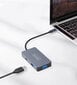 Adapteris HUB 5W1 USB-C 2x HDMI 4K VGA USB 3.0 PD ZW Macbook Pro M1 kaina ir informacija | Adapteriai, USB šakotuvai | pigu.lt