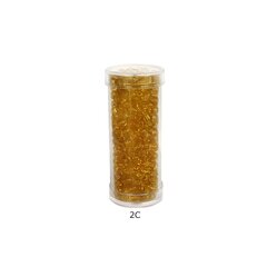 Stikliniai apvalūs karoliukai (biseris) Nr. 6/0 RainBow® plastikinėje tūbelėje 25 g, spalva 2C kaina ir informacija | Papuošalų gamybai, vėrimui | pigu.lt