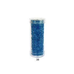 Stikliniai apvalūs karoliukai (biseris) Nr. 6/0 RainBow® plastikinėje tūbelėje 25 g, spalva 3B kaina ir informacija | Papuošalų gamybai, vėrimui | pigu.lt