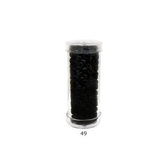 Stikliniai apvalūs karoliukai (biseris) Nr. 6/0 RainBow® plastikinėje tūbelėje 25 g, spalva 49 kaina ir informacija | Papuošalų gamybai, vėrimui | pigu.lt