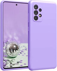 Silikoninis dėklas skirtas Samsung Galaxy A53 5G SoundBerry (real liquide silicone Easy Clean),violetinė - Lavanda kaina ir informacija | Telefono dėklai | pigu.lt