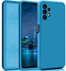Силиконовый чехол для Samsung Galaxy A13/A13 4G SoundBerry (real liquide silicone), blue - City Neon Lights цена и информация | Чехлы для телефонов | pigu.lt