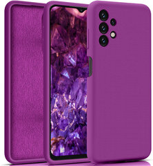 Silikoninis dėklas skirtas Samsung Galaxy A13/A13 4G SoundBerry (real liquide silicone Easy Clean), purple - Maroon kaina ir informacija | Telefono dėklai | pigu.lt