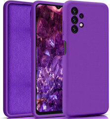 Silikoninis dėklas skirtas Samsung Galaxy A13/A13 4G SoundBerry (real liquide silicone Easy Clean), purple - Irish kaina ir informacija | Telefono dėklai | pigu.lt
