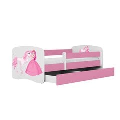 Детская кровать с матрасом Kocot Kids Babydreams, 80x160 см, розовая цена и информация | Детские кровати | pigu.lt