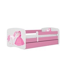 Детская кровать с матрасом Kocot Kids Babydreams, 80x160 см, розовая цена и информация | Детские кровати | pigu.lt