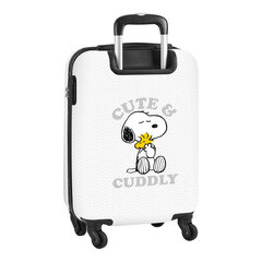 Salono lagaminas Snoopy Friends Forever, baltas kaina ir informacija | Lagaminai, kelioniniai krepšiai | pigu.lt
